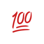 emoji-100-points